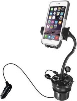 Macally Car Cup Holder with USB Charger for Smartphones Photo