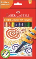 Faber Castell Faber-castell 12 Retractable Twist Crayons Photo