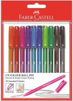 Faber Castell Faber-castell Ball Pen Cx Colour Wallet Of 10 Photo