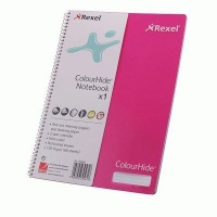 Rexel A5 Colourhide Feint Rule Perforated Notebook Photo