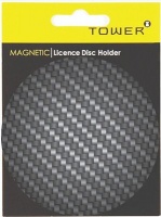 Tower Magnetic License Disc Holder - Carbon Fibre Photo