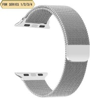 Unbranded Milanese band for Apple Watch 38mm & 40mm - Silver Photo
