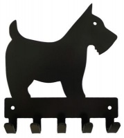 Eboy Steel Scottish Terrier Key Rack & Leash Hanger Photo