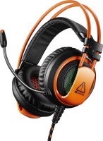 Canyon CND-SGHS5 headphones/headset Head-band Black Orange Photo