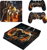 SKIN-NIT Decal Skin For PS4 Pro: Scorpion Fire Photo