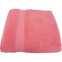 Bunty 's Luxurious 570GSM Zero Twist Bath Towel 70x130cms Coral Photo