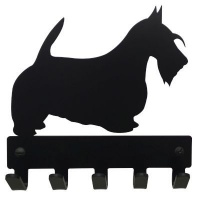 Eboy Steel Scottish Terrier Key Rack & Leash Hanger V1 Photo