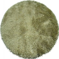 Carpet City Round Shaped Shaggy Rug Home Theatre System Photo