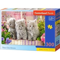 Castorland Three Grey Kittens Puzzle Photo
