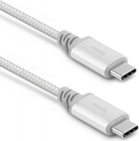 Moshi 99MO084244 USB cable 1 m 3.2 Gen (3.1 C Silver Integra USB-C Charge Cable 3.3 ft - Jet Photo