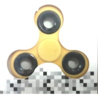 Wizards Games Finger Spinner - Yellow Photo