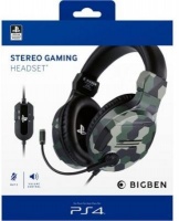 Bigben Interactive PS4OFHEADSETV3G headphones/headset Head-band Camouflage Photo