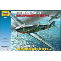 Zvezda German Fighter Messerschmitt Bf 109 F-4 Model Kit Photo