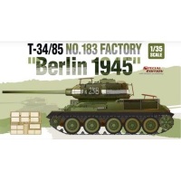 Academy T-34/85 No.183 Factory "Berlin 1945" Model Kit Photo