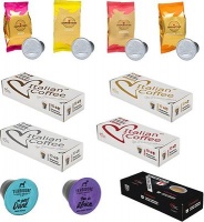 Italian Coffee Sampler Selection - Compatible with Nespresso & Caffeluxe Capsule Coffee Machines Photo