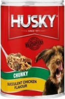 Husky Chunky - Succulent Chicken Flavour Tinned Dog Food Photo