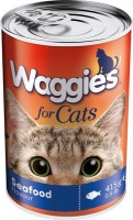 Waggies for Cats - Seafood Flavour Tinned Cat Food Photo