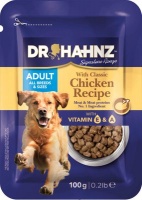 Dr Hahnz Dog Food Pouch with Classic Chicken Recipe Photo