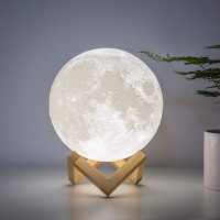 3D Moon Lamp Photo