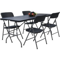 Fine Living - 4 Seater Folding Table & Chairs Set Home Theatre System Photo