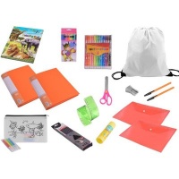 Unbranded School Stationery Pack in Drawstring Bag Photo