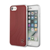 Mercedes - Genuine Leather Hard Case iPhone 7 / 8 Red Photo