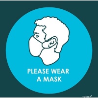 Tower ABS Sign - Please Wear A Mask Photo