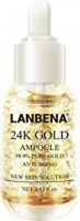 Lanbena 24K Gold Silver Silk Photo