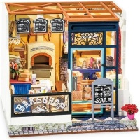 Robotime DIY Wooden Model House Kit - Nancy's Bake Shop Photo