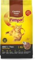Pamper Dry Cat Food for Adult Cats - Country Feast Flavour Photo