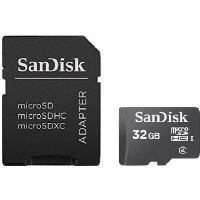 SanDisk 32GB MicroSDHC-I Card With SD Card Adapter Photo