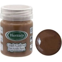 Heritage Craft Colour Pure Acrylic Paint - Umber Brown Photo