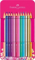 Faber Castell Faber-Castell Sparkle Colour Pencil Crayons in Tin Photo