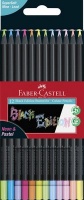 Faber Castell Faber-Castell Black Edition Colour Pencils - Neon & Pastel Colours - in Cardboard Wallet Photo