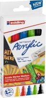 Edding 5100 Permanent Acrylic Markers - Basic Medium Photo