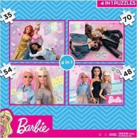 Grafix Barbie 4-in-1 Jigsaw Puzzle Photo