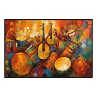 Fancy Artwork Canvas Wall Art :African Rhythms By Abstract Harmonies Abstract - Photo