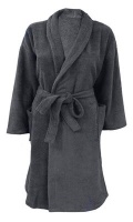 Bunty 's Plush 450GSM Bathrobes One Size Fits All - 01 Piece Pack - Estate Blue Photo