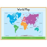 Lingua Franca Publishers World Map Blank Chart Photo