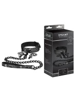Steamy Shades Collar and Leash with Nipple Clamps Photo