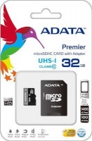 Adata Class 10 UHS-I MicroSDHC Memory Card with SD Adapter Photo