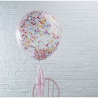 Ginger Ray Pick & Mix - Huge Confetti Filled Clear Party Balloons Photo