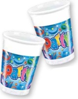 Procos Party Streamers Prismatic - 8 Plastic Cups Photo