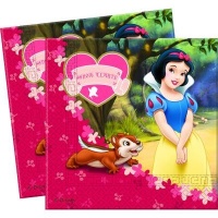 Procos Snow White - 2-Ply Paper Napkins Photo