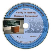 Lecturing for Effective Learning Disc Two - Clarity in Teaching and Classroom Environment Photo