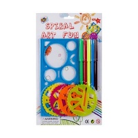 Classic Books Spiral Art Fun Set Assorted Colour Pens 10 Piece 2 Pack Photo