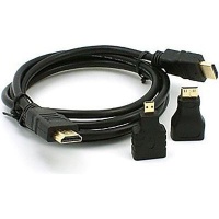 Raz Tech HDMI to HDMI Cable with Mini HDMI and Micro HDMI Adapters Photo