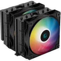 DeepCool AG620 BK ARGB Processor Air cooler 12 cm Black White 1 pieces Photo
