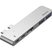 Baseus Thunderbolt 3 Dual USB Type-C/Type-A HDMI to MacBook Pro & Air HUB Photo