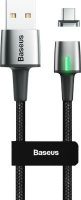 Baseus 1m - 3A Zinc Magnetic Series USB Type-A 2.0 to Type-C Cable - Black Photo